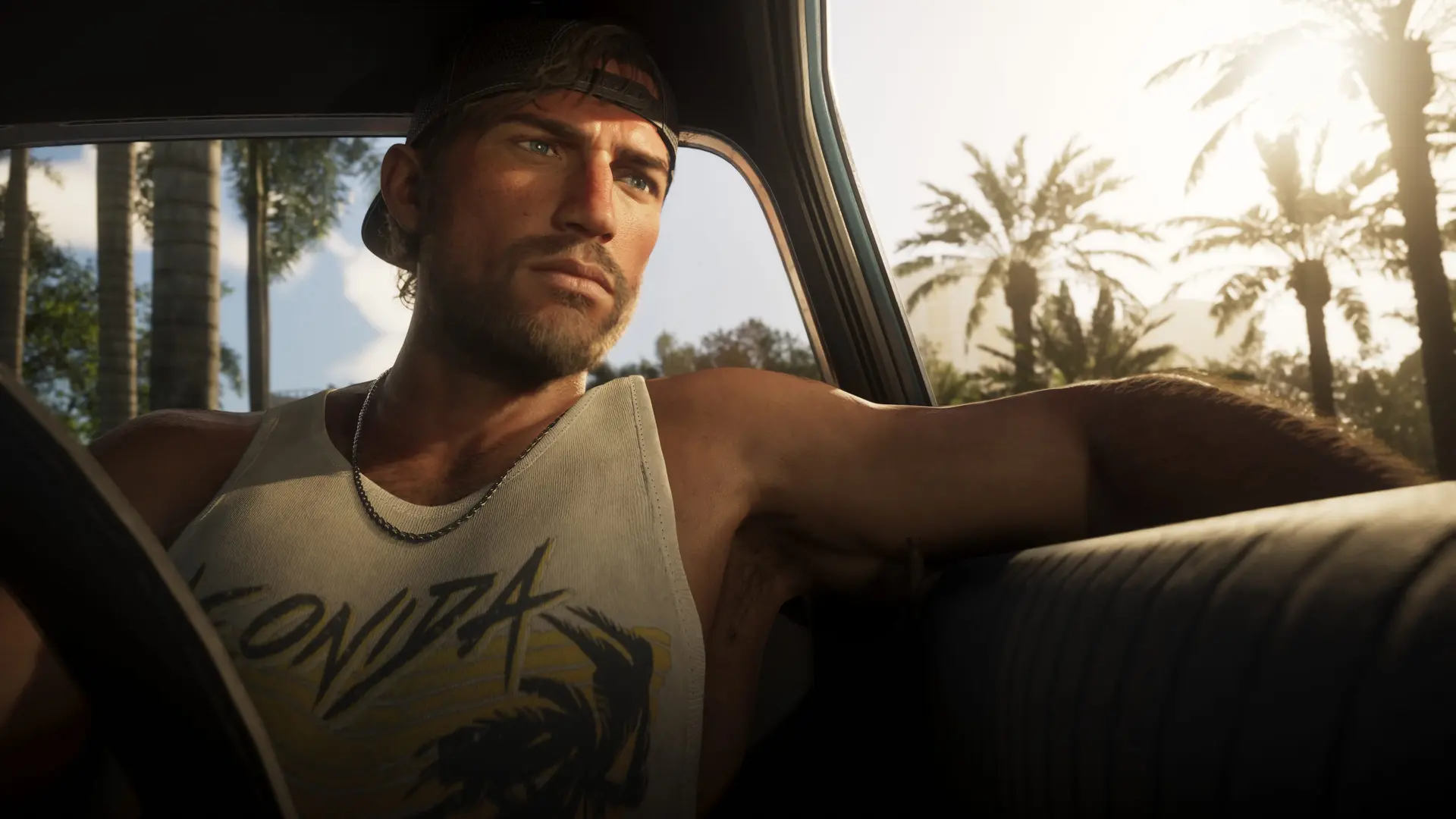 Jason dans sa voiture